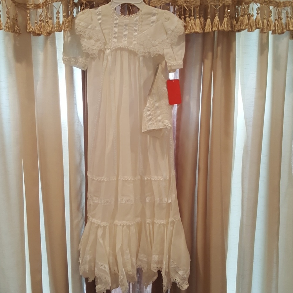 Little Things Mean Alot christening infant gown